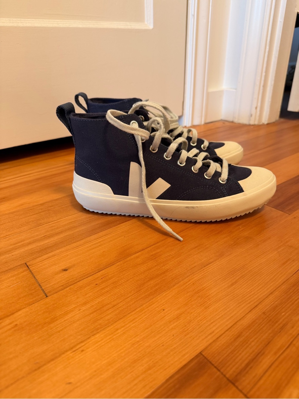 Veja Nova High-Top Canvas Sneakers